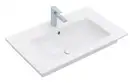 VILLEROY & BOCH VERITY LINE умывальник 80*50см, цетр.отвестие под смес.выбито, с переливом, цвет белый альпин (4A128L01) фото 1 Aquada.com.ua