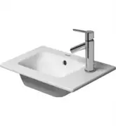 Duravit ME BY STARCK умывальник 43*30см, мебельный, с 1м отв. под смеситель, с переливом (0723430000)