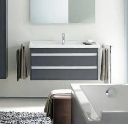 DURAVIT KETHO тумба под умывальник 100*45,5см (графит) (6648-49) фото 1 Aquada.com.ua