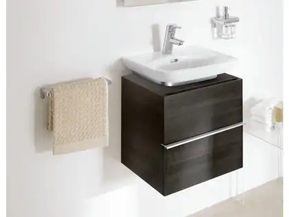LAUFEN PALACE тумба 600*425*430мм, для раковины 810702/3, с комп. сифоном, цвет дуб антрацит (H4012020755481) фото 2 Aquada.com.ua