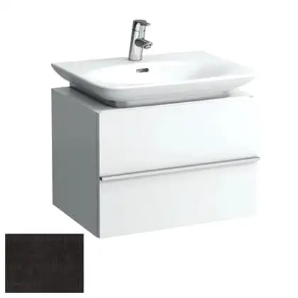 LAUFEN PALACE тумба 600*425*430мм, для раковины 810702/3, с комп. сифоном, цвет дуб антрацит (H4012020755481) фото 3 Aquada.com.ua