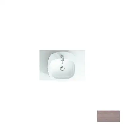 LAUFEN CASE столешница 79*8*52см, с вырезом посредине, в комплекте 2 кронштейна, цвет светлый дуб (H4051210755191) фото 2 Aquada.com.ua