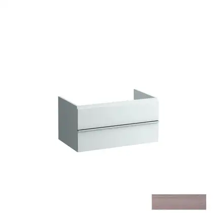 LAUFEN CASE тумба 89,5*52*23/45см, с 2мя выдвижными ящичками, с сифоном, открытая сверху и с тыла, светлый дуб (H4052330755191) фото 1 Aquada.com.ua