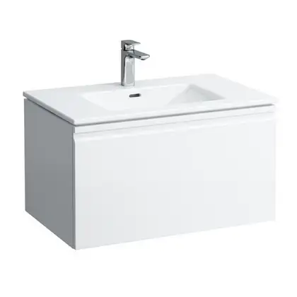 LAUFEN PRO S тумба, в комплекте с умывальником 80*50см, белый глянец (H8609634751041) фото 1 Aquada.com.ua