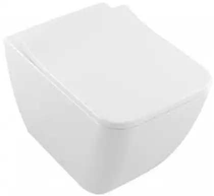 VILLEROY & BOCH VENTICELLO унитаз 37,5*56см Rimless, напольный, DirectFlush, цвет белый альпин С+ (4613R0R1) фото 1 Aquada.com.ua