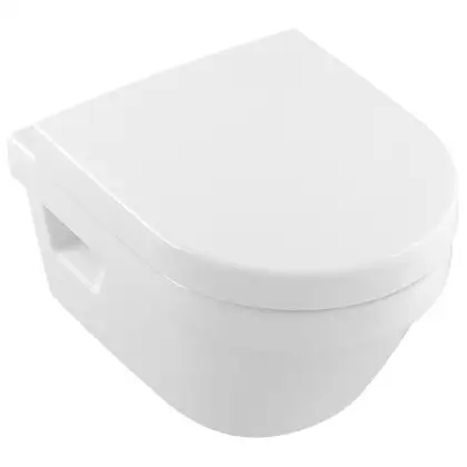 VILLEROY & BOCH ARCHITECTURA унитаз подвесной 35*48см, с вертикальным смывом DirectFlush, с сидением для унитаза, Quick Release, Soft Closing (4687HR01) фото 1 Aquada.com.ua VILLEROY & BOCH ARCHITECTURA унитаз подвесной 35*48см, с вертикальным смывом DirectFlush, с сидением для унитаза, Quick Release, Soft Closing (4687HR01) фото 1 Aquada.com.ua