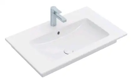 VILLEROY & BOCH VERITY LINE умывальник 80*50см, цетр.отвестие под смес.выбито, с переливом, цвет белый альпин (4A128L01) фото 1 Aquada.com.ua VILLEROY & BOCH VERITY LINE умывальник 80*50см, цетр.отвестие под смес.выбито, с переливом, цвет белый альпин (4A128L01) фото 1 Aquada.com.ua