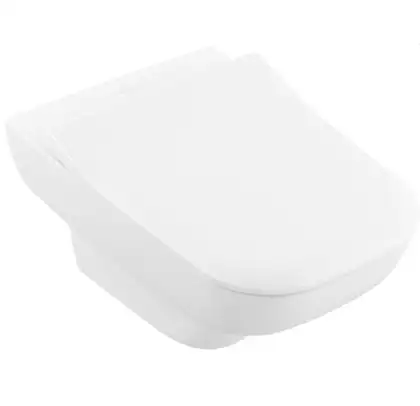 VILLEROY & BOCH JOYCE DirectFlush унитаз подвесной 37*56см, 5607R0XX с сидением Slimseat с функцией QuickRelease и SoftClosing (5607HR01) фото 1 Aquada.com.ua