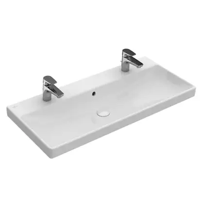 VILLEROY & BOCH AVENTO умывальник 100*47см прямоугольный на тумбу (4156A101) фото 1 Aquada.com.ua