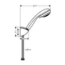 Душевой гарнитур Hansgrohe Crometta 85 27559000 фото 2 Aquada.com.ua