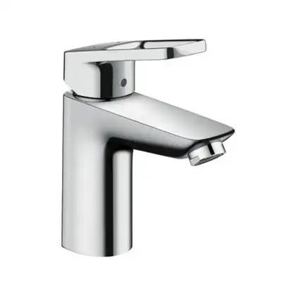 Hansgrohe Смеситель для раковины однорычажный, со сливным гарнитуром, хром Logis Loop 100 (71151000) фото 3 Aquada.com.ua