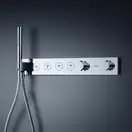 Термостат для скрытого монтажа Axor ShowerSolutions 600/90 на 4 потребителя (цвет - хром) (18357000) фото 2 Aquada.com.ua