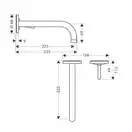 Смеситель для раковины Axor Uno2 (цвет - хром) (38116000) фото 3 Aquada.com.ua