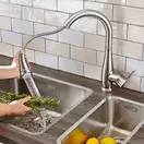 Смеситель однорычажный для кухни Grohe Parkfield DN 15 (цвет - хром) (30215000) фото 3 Aquada.com.ua