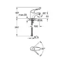 Смеситель для раковины Grohe Euroeco Special (цвет - хром) (32789000) фото 3 Aquada.com.ua