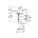 Смеситель для раковины Grohe Eurodisc Cosmopolitan (цвет - хром) (33190002) фото 4 Aquada.com.ua