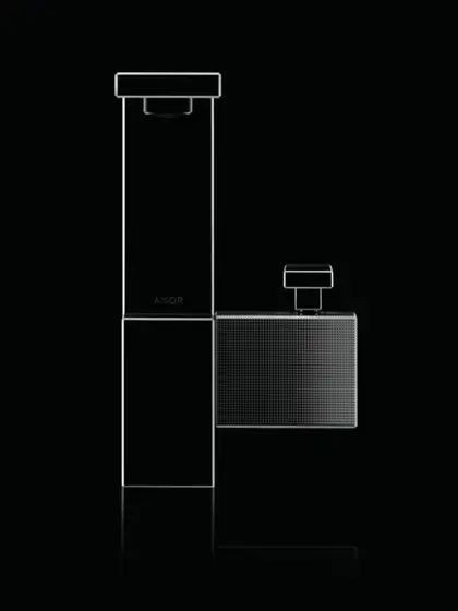 Смеситель для раковины, алмазная резка Axor Edge (цвет - хром), с донным клапаном push-open (46021000) фото 4 Aquada.com.ua Смеситель для раковины, алмазная резка Axor Edge (цвет - хром), с донным клапаном push-open (46021000) фото 4 Aquada.com.ua