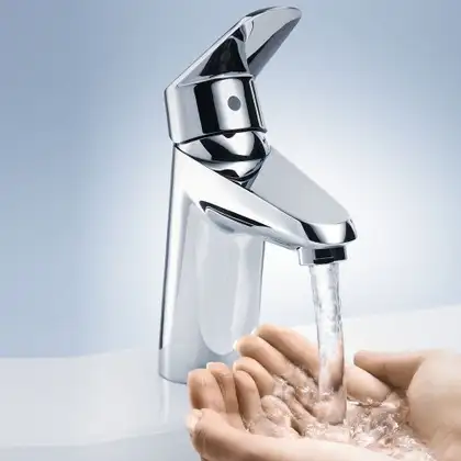 Смеситель для раковины Grohe Eurodisc Cosmopolitan (цвет - хром) (33190002) фото 3 Aquada.com.ua