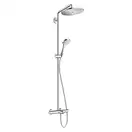 Душевая система с термостатом Hansgrohe Croma Select S Showerpipe 280 1jet (цвет - хром) (26792000) фото 1 Aquada.com.ua