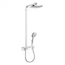 Душевая система с термостатом Hansgrohe Raindance E Showerpipe 300 2jet с ShowerTablet Select 300 (цвет - хром) (27126000) фото 1 Aquada.com.ua
