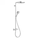Душевая система с термостатом Hansgrohe Raindance Select S Showerpipe 300 2jet (цвет - хром/белый) (27133400) фото 1 Aquada.com.ua
