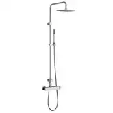 Душевая система со смесителем Paffoni Level Plus 220 х 220 мм (цвет - хром) (ZCOL607CR)