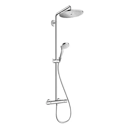 Душева система с термостатом Hansgrohe Croma Select S Showerpipe 280 1jet (цвет - хром) (26790000) фото 1 Aquada.com.ua Душева система с термостатом Hansgrohe Croma Select S Showerpipe 280 1jet (цвет - хром) (26790000) фото 1 Aquada.com.ua