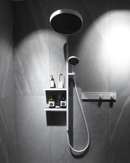 Душевая система Hansgrohe Rainfinity (цвет - белый матовый) (26842700) фото 4 Aquada.com.ua Душевая система Hansgrohe Rainfinity (цвет - белый матовый) (26842700) фото 4 Aquada.com.ua