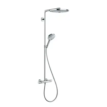 Душевая система с термостатом Hansgrohe Raindance Select S Showerpipe 300 2jet (цвет - хром) (27133000) фото 1 Aquada.com.ua