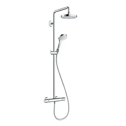 Душевая система с термостатом Hansgrohe Croma Select S Showerpipe 180 2jet (цвет - хром/белый) (27253400) фото 1 Aquada.com.ua Душевая система с термостатом Hansgrohe Croma Select S Showerpipe 180 2jet (цвет - хром/белый) (27253400) фото 1 Aquada.com.ua