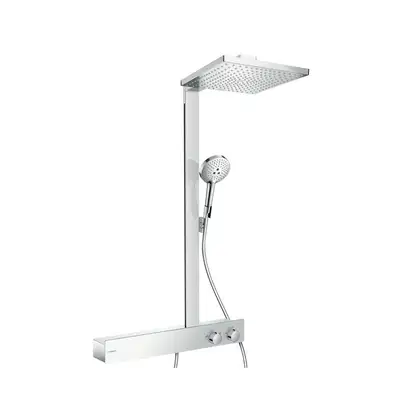 Душевая система с термостатом Hansgrohe Raindance E Showerpipe 300 1jet с ShowerTablet 600 (цвет - хром) (27363000) фото 1 Aquada.com.ua Душевая система с термостатом Hansgrohe Raindance E Showerpipe 300 1jet с ShowerTablet 600 (цвет - хром) (27363000) фото 1 Aquada.com.ua