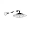 Верхний душ с держателем Hansgrohe Raindance Select S 2jet Ø 240 мм (цвет - хром/белый) (26466400) фото 1 Aquada.com.ua