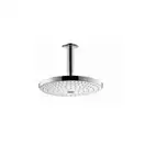 Верхний душ с потолочным подсоединением Hansgrohe Raindance Select S Ø 240 мм (цвет - хром/белый) (26467400) фото 1 Aquada.com.ua