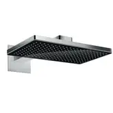 Верхній душ Hansgrohe Rainmaker Select 460 1jet з власником, чорний / хром (24003600)