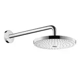 Верхний душ с держателем Hansgrohe Raindance Select S Ø 240 мм (цвет - хром/белый), EcoSmart 9 л/мин (26470400)