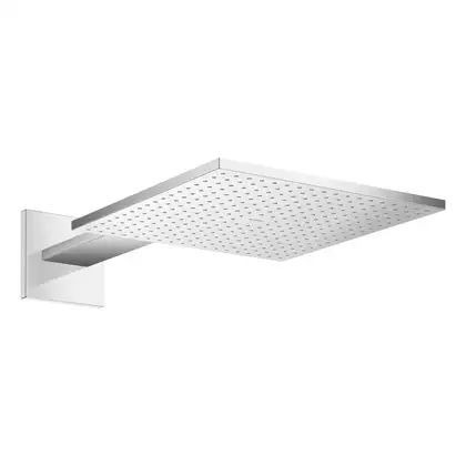 Верхний душ 300 х 300 мм с держателем Axor Overhead shower (цвет - хром), 2 типа струи (35318000) фото 1 Aquada.com.ua