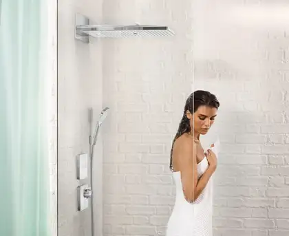 Верхний душ Hansgrohe Rainmaker Select 580 3jet (цвет - хром/белый) (24011400) фото 2 Aquada.com.ua Верхний душ Hansgrohe Rainmaker Select 580 3jet (цвет - хром/белый) (24011400) фото 2 Aquada.com.ua