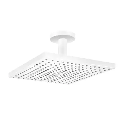 Верхний душ с потолочным подсоединением Hansgrohe Raindance E 300 х 300 мм, 1 тип струи (цвет - белый матовый) (26250700) фото 1 Aquada.com.ua