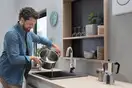 Встраиваемая кухонная мойка Hansgrohe S51 S510-F450 (цвет - чёрный графит) 450 (43312170) фото 7 Aquada.com.ua