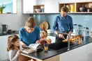 Встраиваемая кухонная мойка Hansgrohe S51 S510-F660 (цвет - чёрный графит) 660 (43313170) фото 6 Aquada.com.ua