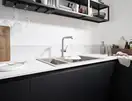 Встраиваемая кухонная мойка Hansgrohe S51 S510-F635 (цвет - серый бетон) 180/450 (43315380) фото 3 Aquada.com.ua