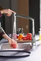 Встраиваемая кухонная мойка Hansgrohe S71 S711-F450 (цвет - нержавеющая сталь) 450 (43426800) фото 2 Aquada.com.ua