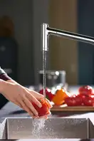 Встраиваемая кухонная мойка Hansgrohe S71 S711-F450 (цвет - нержавеющая сталь) 450 (43426800) фото 3 Aquada.com.ua