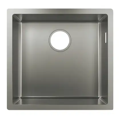 Встраиваемая кухонная мойка Hansgrohe S71 S711-F450 (цвет - нержавеющая сталь) 450 (43426800) фото 1 Aquada.com.ua