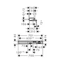 HANSGROHE Термостат для ванны ShowerTablet Select (цвет - хром/белый) (13183400) фото 3 Aquada.com.ua