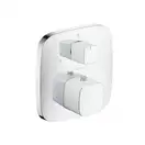 Термостат для душа Hansgrohe PuraVida (цвет - хром/белый) (15771400) фото 1 Aquada.com.ua