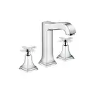 Смеситель для раковины на 3 отверстия Hansgrohe Metropol Classic (цвет - хром), с донным клапаном (31307000) фото 1 Aquada.com.ua