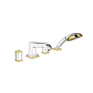 Смеситель на борт ванны Hansgrohe Metropol Classic (цвет - хром/золото) (31315090) фото 1 Aquada.com.ua