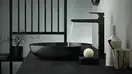 Смеситель для раковины высокий Hansgrohe Metropol (цвет - чёрный матовый), с донным клапаном (32512670) фото 2 Aquada.com.ua