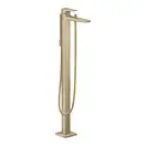 Смеситель для ванны напольный Hansgrohe Metropol (цвет - шлифованная бронза), с душевым гарнитуром (32532140) фото 1 Aquada.com.ua